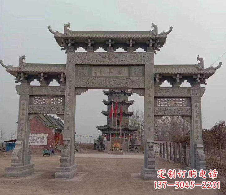 济南寺院石牌坊