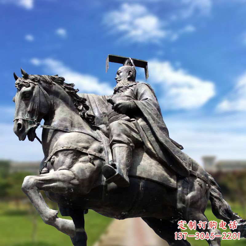 济南隋文帝骑马雕塑