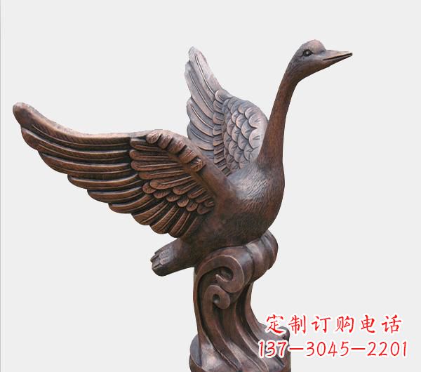 济南天鹅锻铜雕塑
