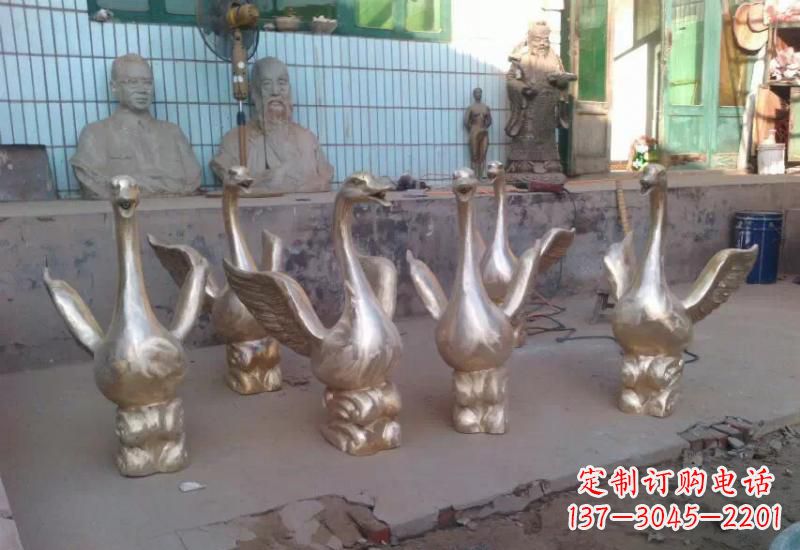 济南天鹅喷泉雕塑