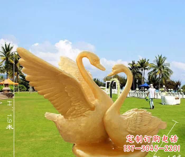 济南天鹅铜雕
