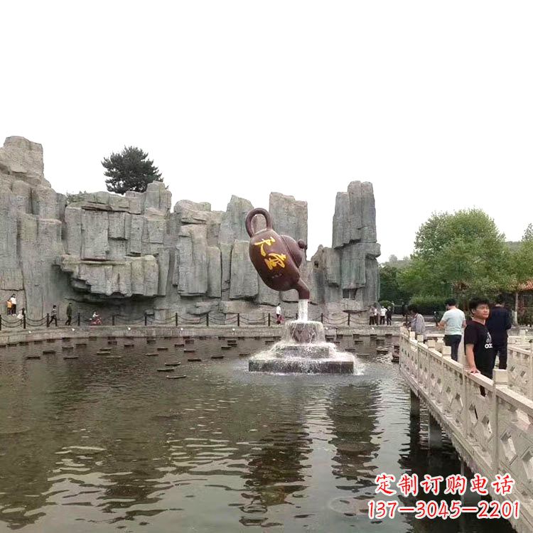 济南天壶流水喷泉