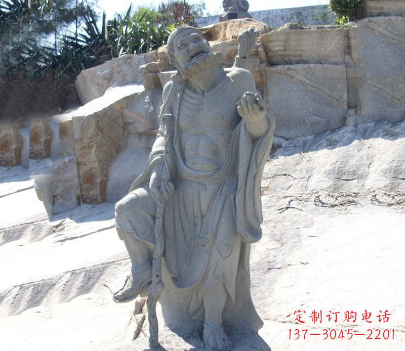 济南铁拐李八仙雕塑