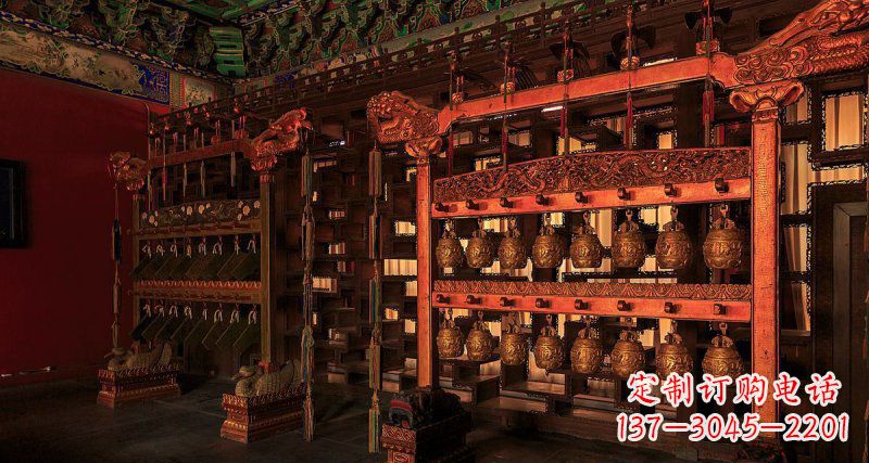 济南铜编钟古代乐器铜雕