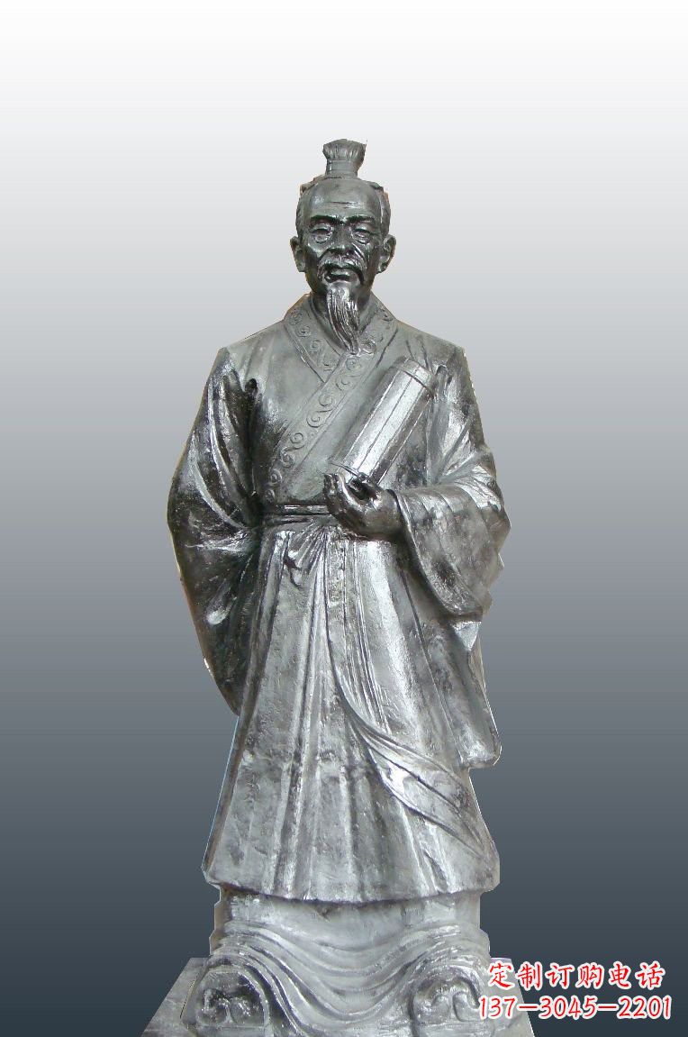 济南铜雕扁鹊古代名医雕塑