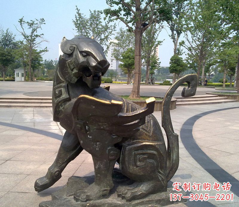 济南铜雕抽象十二生肖