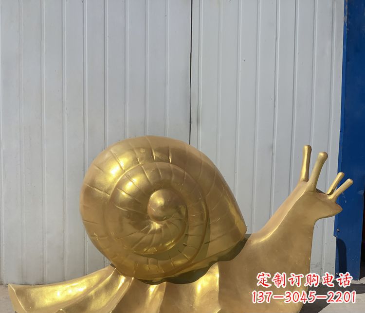 济南铜雕创意蜗牛雕塑