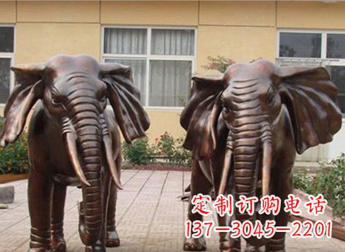 济南铜雕大象222