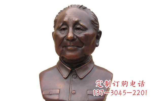 济南铜雕邓小平头像