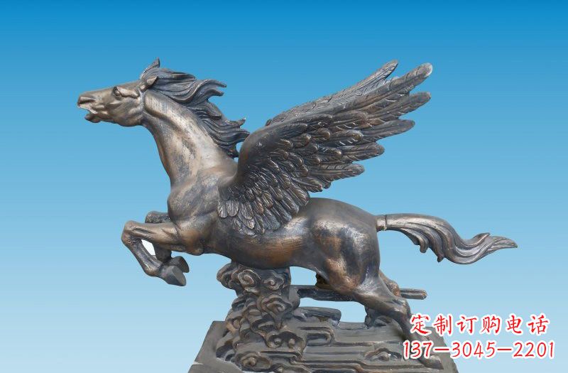 济南铜雕飞马222