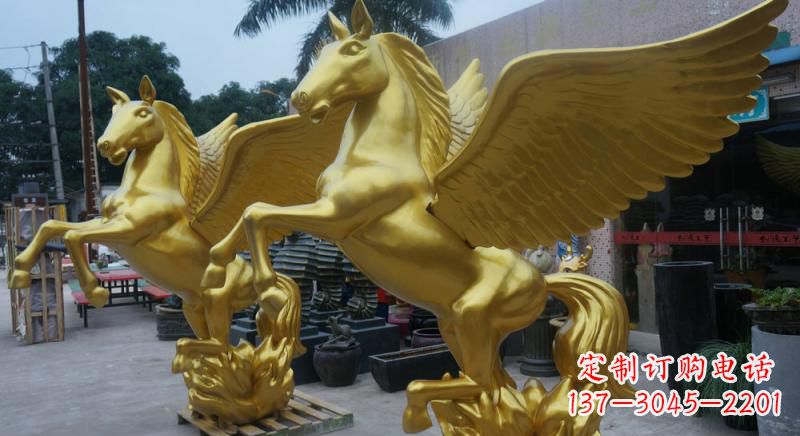 济南铜雕飞马