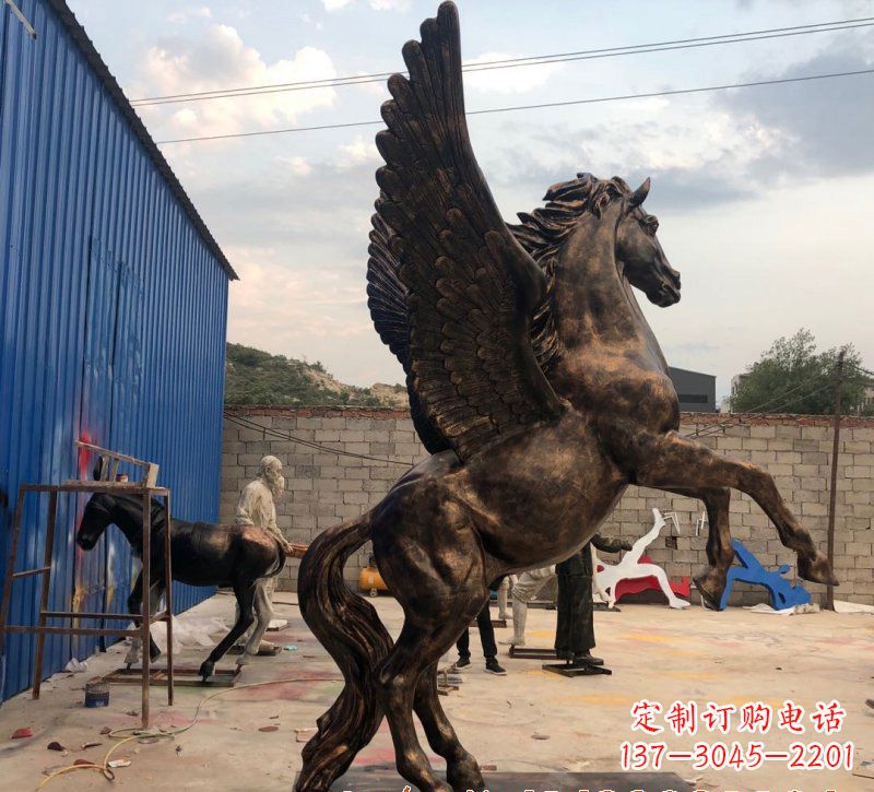 济南铜雕飞马雕塑