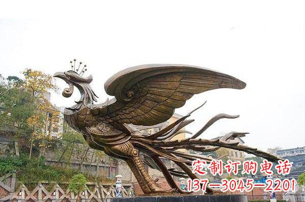 济南铜雕凤凰