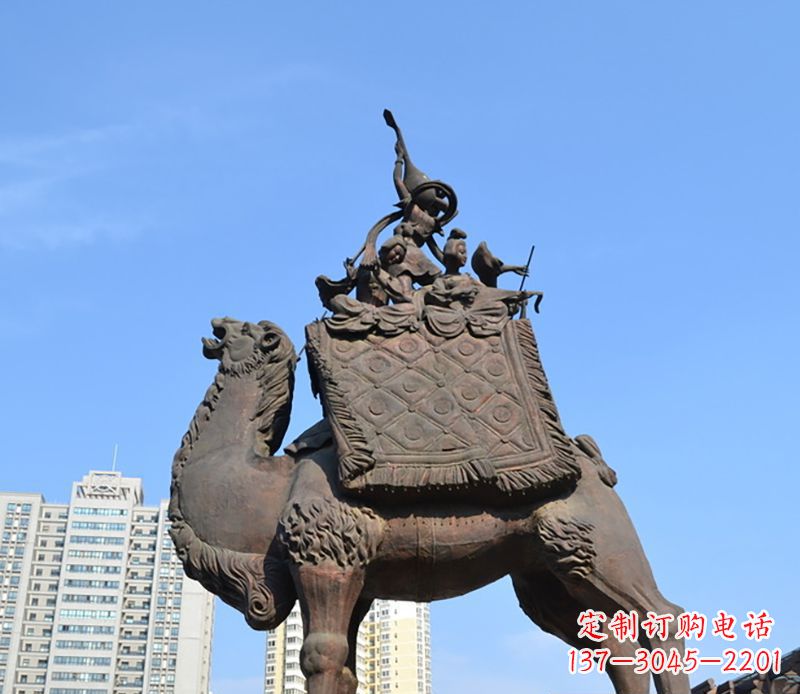 济南铜雕骆驼