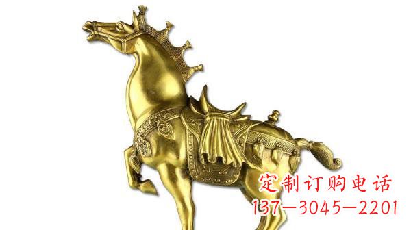 济南铜雕马公园动物雕塑