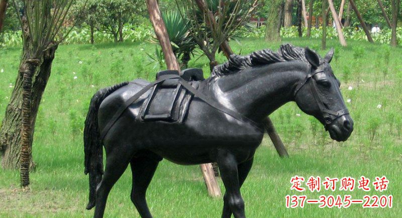济南铜雕马公园动物雕塑 (2)