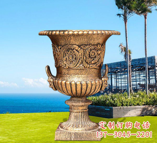 济南铜雕欧式花盆