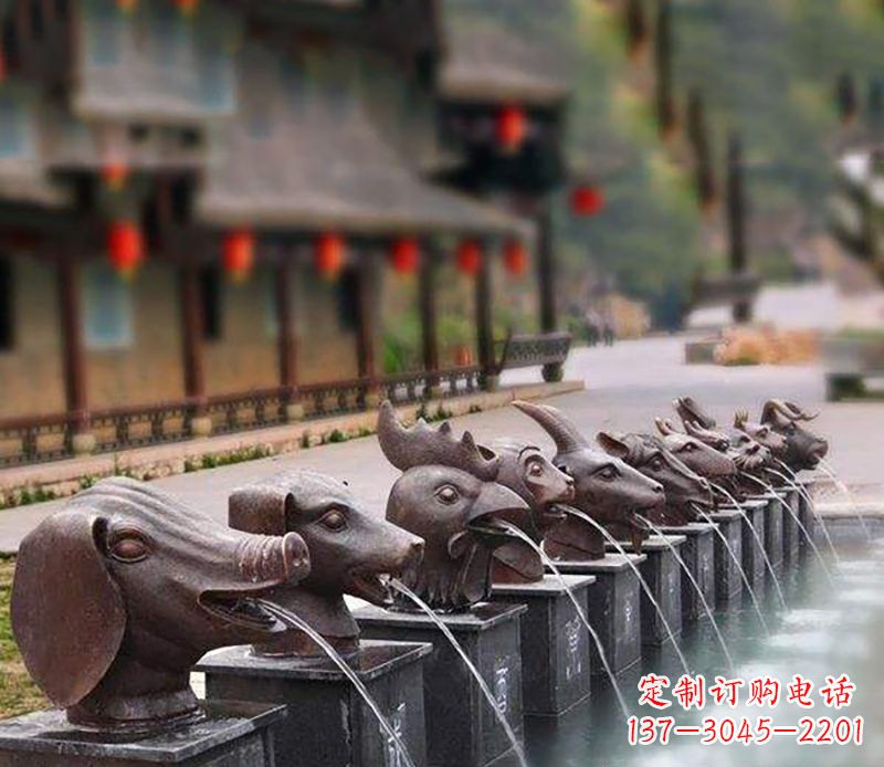 济南铜雕喷泉