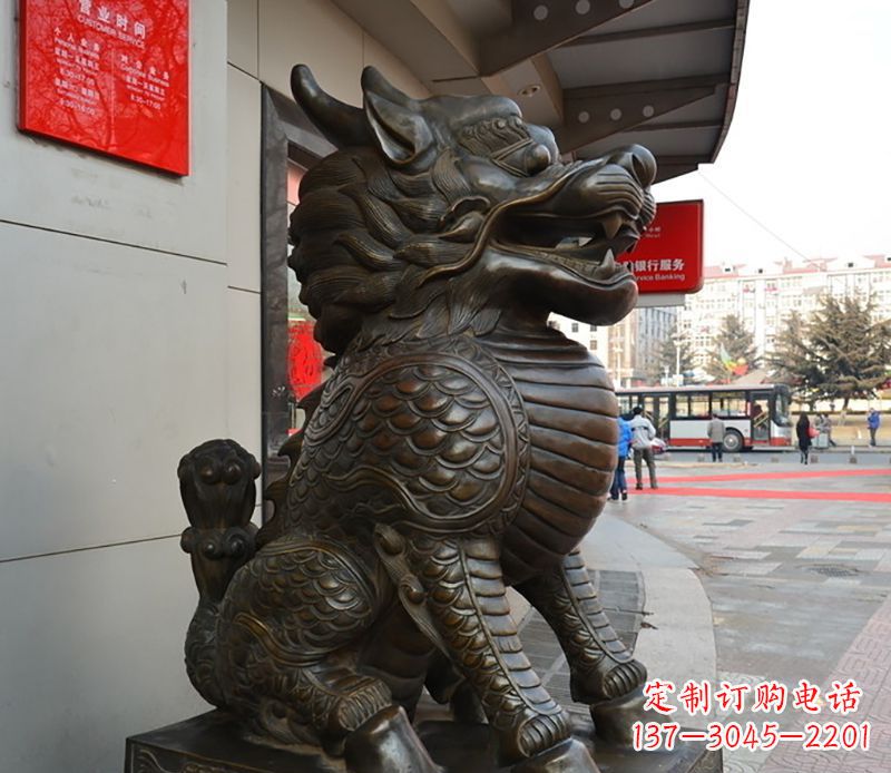 济南铜雕麒麟