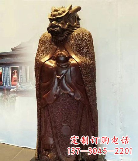 济南铜雕兽首人身十二生肖