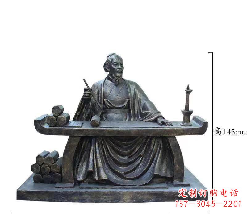 济南铜雕张仲景人物