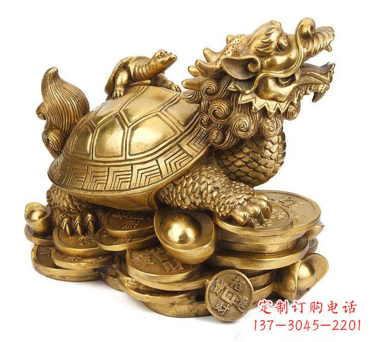 济南铜雕招财龙龟