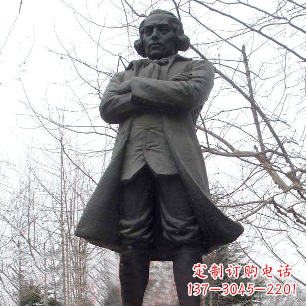 济南瓦特公园铜雕塑像