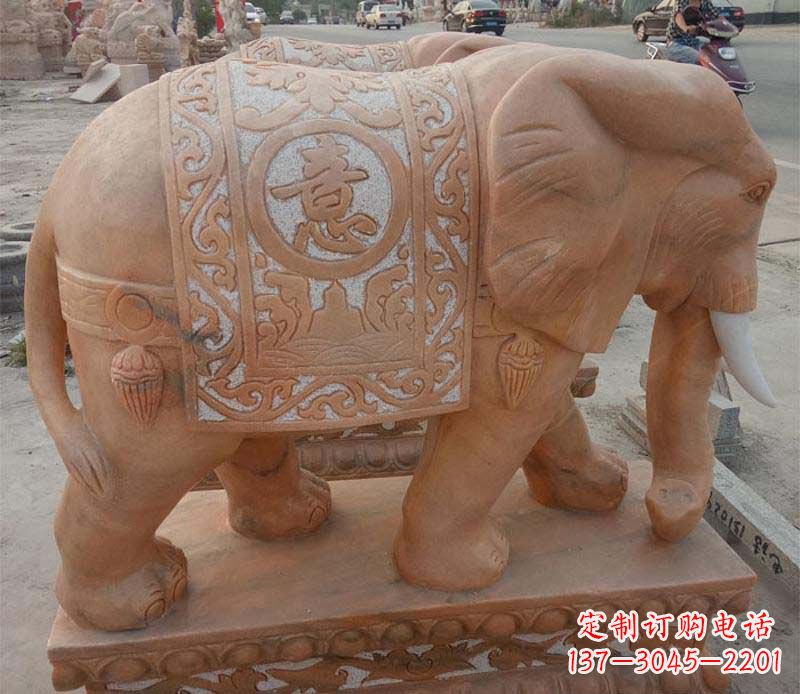 济南晚霞红如意动物大象