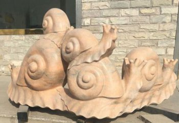 济南爬行蜗牛石雕—创造独特精美雕塑