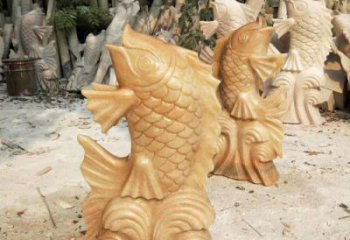 济南中领雕塑精美鲤鱼雕塑