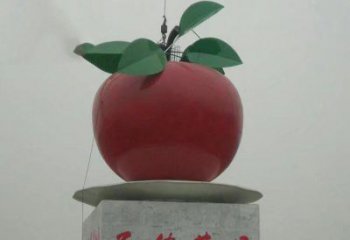 济南精美苹果雕塑，给空间增添独特风格