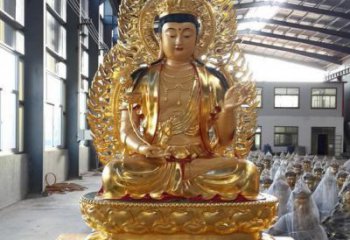 济南手工精雕如来佛塑像