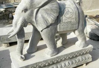 济南青石酒店专属大象雕塑