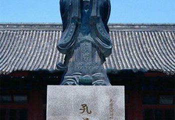 济南传承古代文化——青铜孔子雕塑