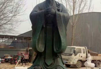 济南青铜孔子雕塑，传承中华优秀文化