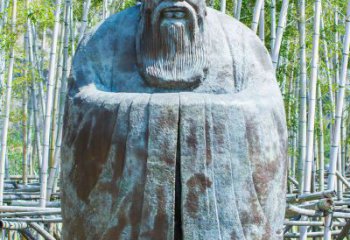 济南青铜孔子人像雕塑，真实还原历史智慧精神