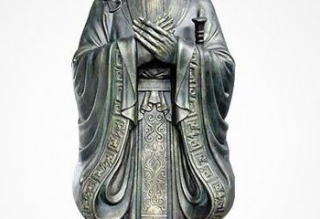 济南青铜孔子像——独特的品格雕塑