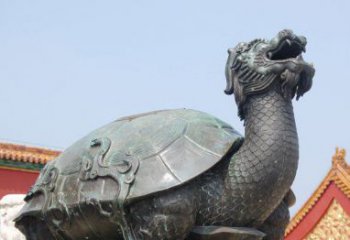 济南青铜龙雕塑，象征传统文化之美