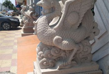 济南珠江朱雀——精美古典雕塑摆件