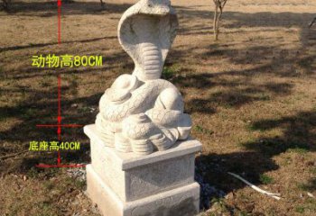 济南中领雕塑蛇门墩动物雕塑
