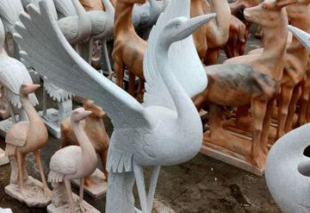 济南丹顶鹤雕塑，令您汲取自然之美