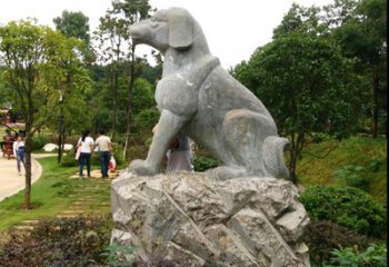 济南中领雕塑狗公园动物雕塑摆件