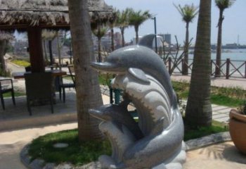 济南海豚雕塑，让海洋之声带给你温暖