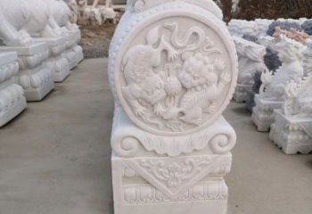 济南高级雕塑定制-门墩雕塑