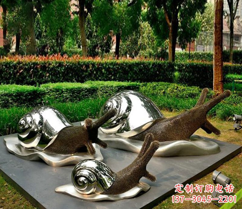 济南蜗牛雕塑不锈钢