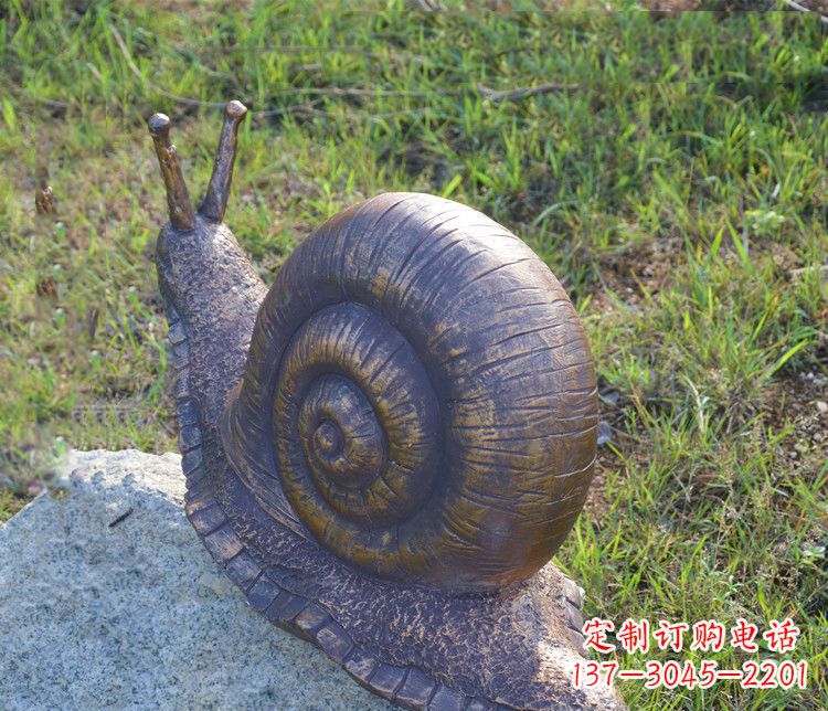 济南蜗牛铜雕