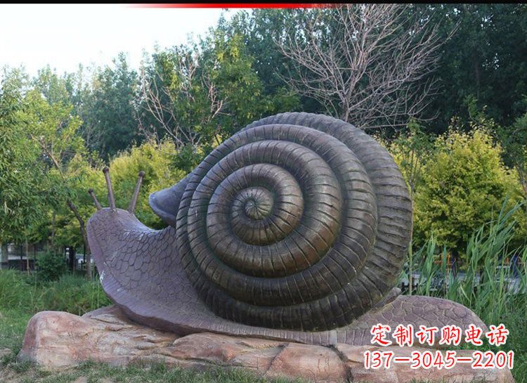济南蜗牛铜雕222
