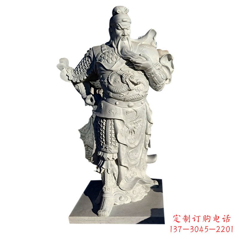 济南武财神关羽石雕
