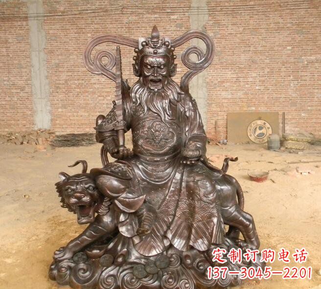 济南武财神赵公明铜雕