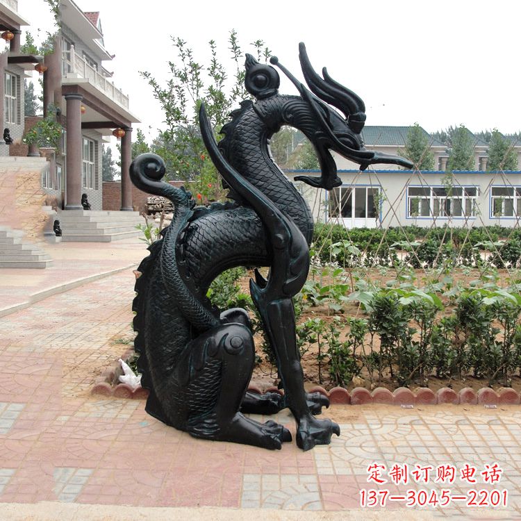 济南西方龙动物神兽雕塑